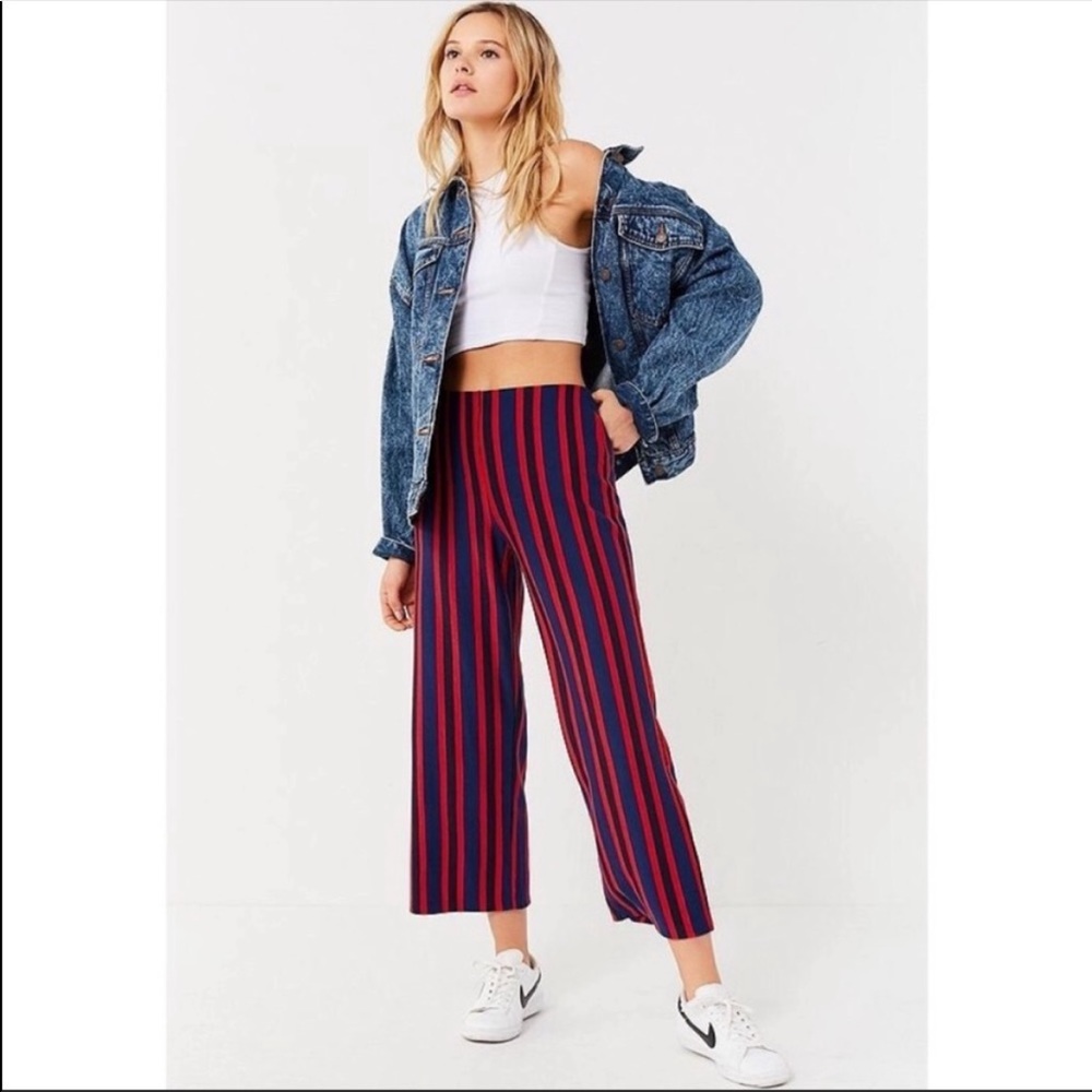 UO silence + noise knitted wide Cropped Pants Size S